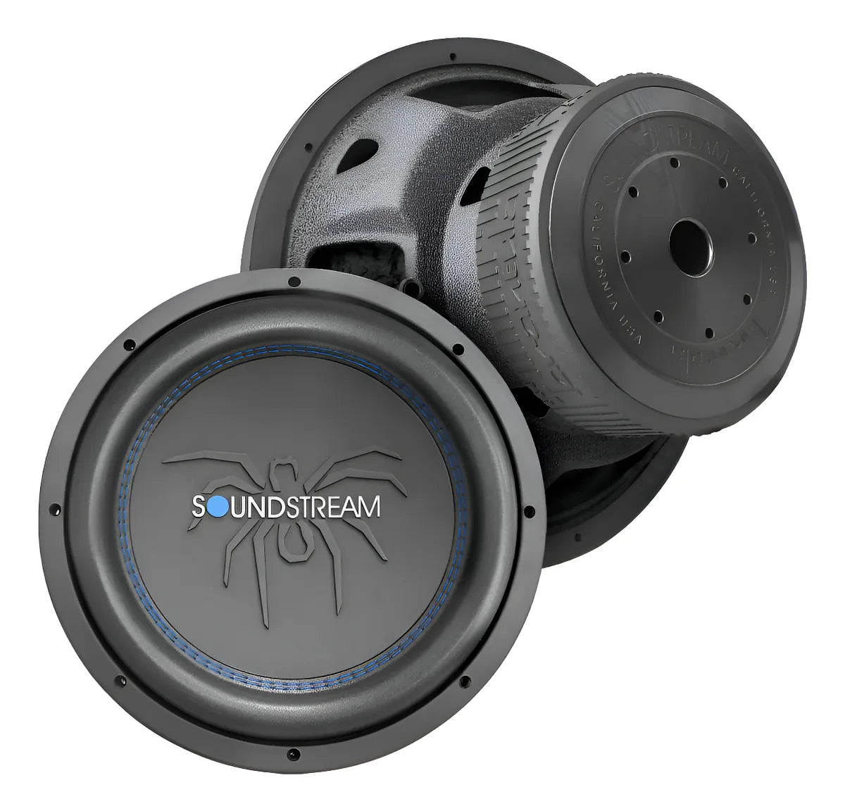 Subwoofer 12 Pulg Tarántula Competencia 4+4 Ohm Soundstream Negro