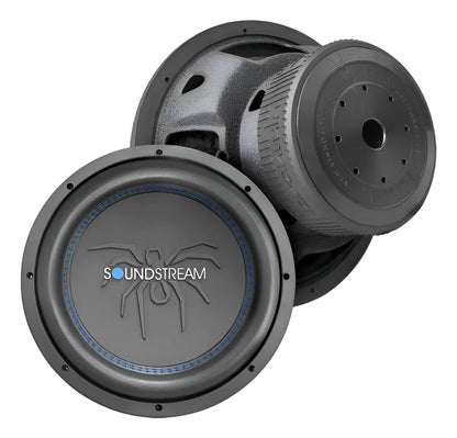 Subwoofer 12 Pulg Tarántula Competencia 4+4 Ohm Soundstream Negro
