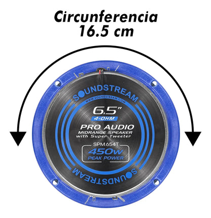 Par Medio Rango Driver Open Show 6.5 Spm.654t Soundstream Agregar a favoritos $ 1,759 , 03