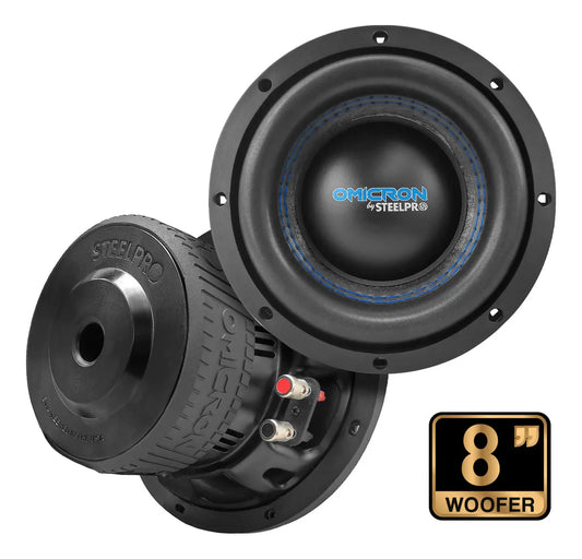 Subwoofer 8 Pulgadas 4+4 Ohms 2000w Max Omicron Steelpro