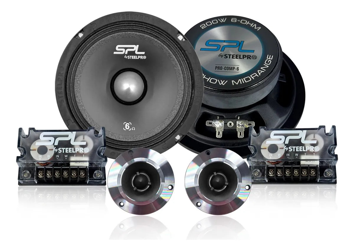 Set De Medios Open Show 6.5 Pulgadas 2 Vias By Steelpro