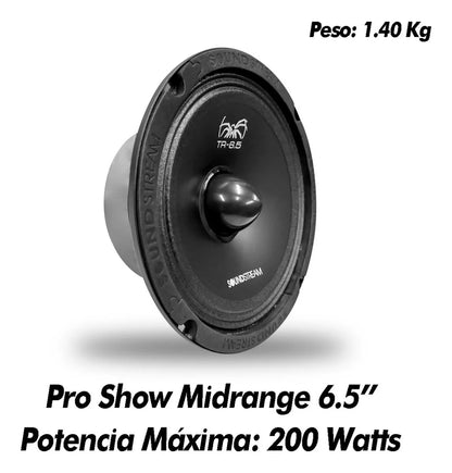 Soundstream Set De Medios Open Show 2 Vías Pro 6.5 Kapton