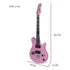 Guitarra Electrica Series Jethro By Steelpro 073-lx Color PINK BINDING BLACK Orientación de la mano Diestro