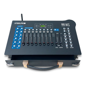 Dmx Controlador Inalámbrico Portátil 192 Canales By Steelpro Color Negro