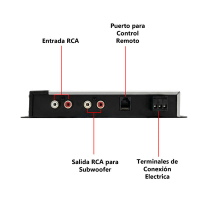EARTHQUAKE BASS Epicentro Procesador De Bajos Line Driver 10v The Rude Boy by Steelpro