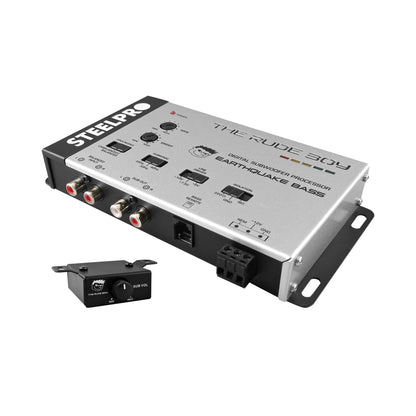 EARTHQUAKE BASS Epicentro Procesador De Bajos Line Driver 10v The Rude Boy by Steelpro