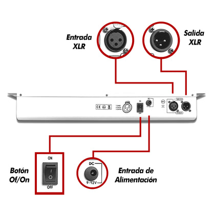 Controlador Dj Dmx 384 Canales Electra 384 By Steelpro Color Negro
