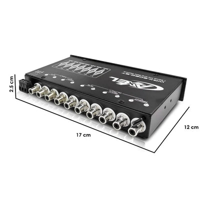 Ecualizador Pre-amp 7 Bandas+sub Bluetooth Axel By Steelpro