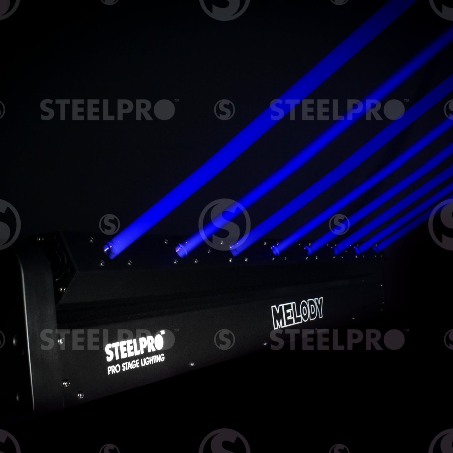MELODY Barra Láser Azul 8X500mw Luces Dj Steelpro