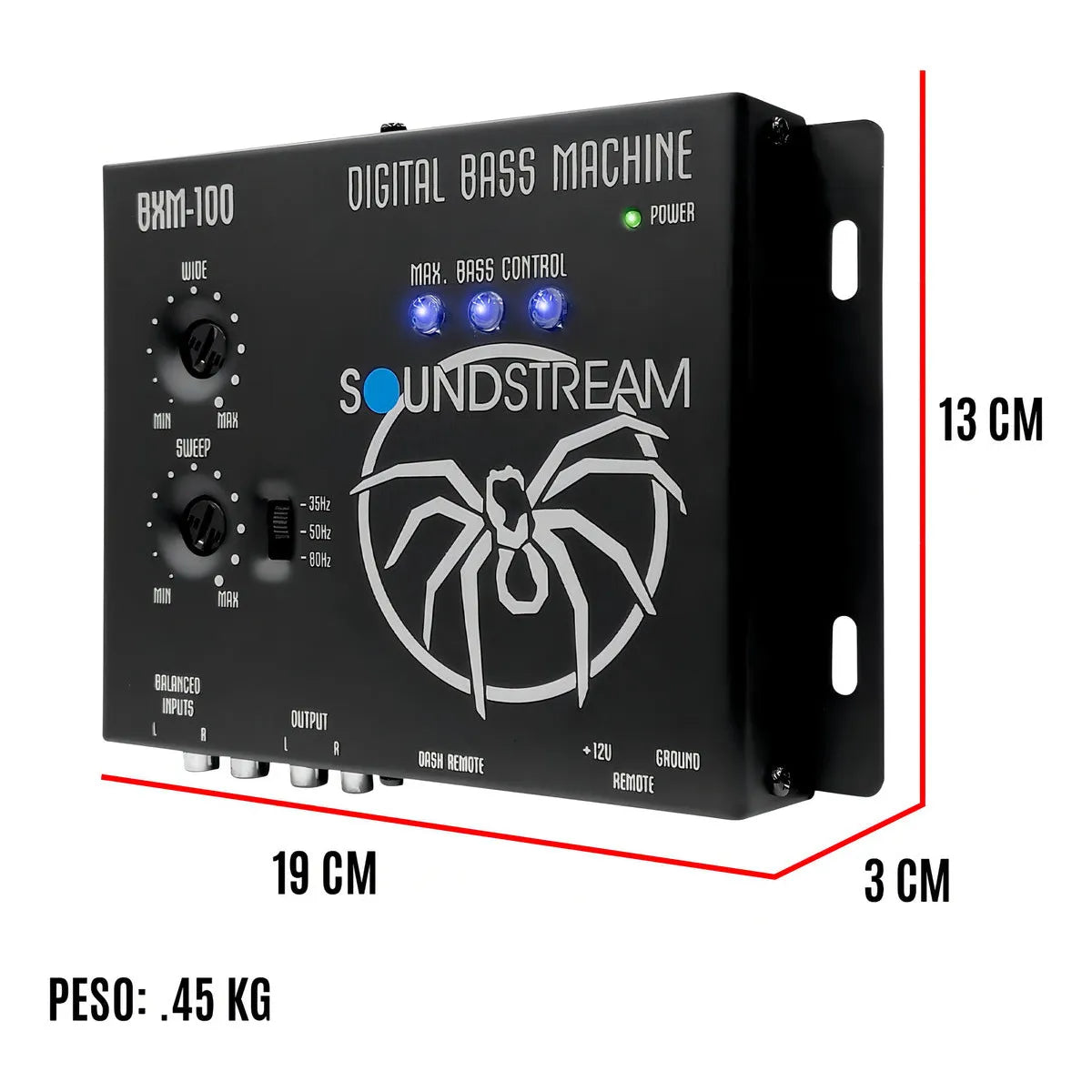 Epicentro Restaurador De Bajos Graves Soundstream Bxm-100