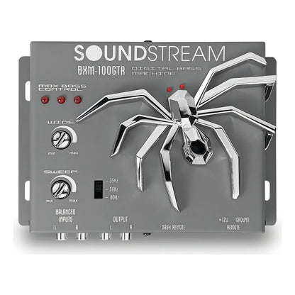 Epicentro Restaurador De Bajos Soundstream Bxm-100gtr Color Gris