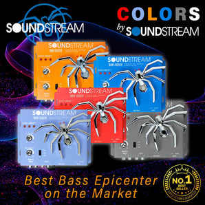 Epicentro Restaurador De Bajos Soundstream Bxm-100otr Color Naranja Claro