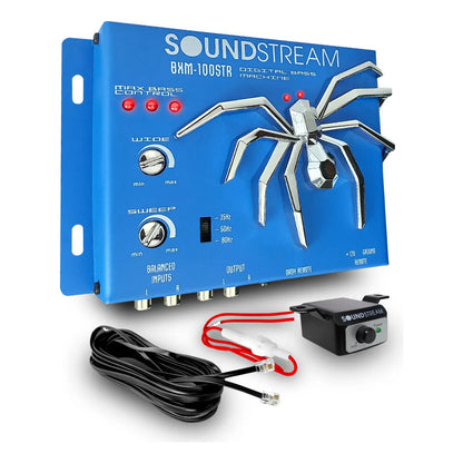 Epicentro Restaurador De Bajos Soundstream Bxm-100str Color Azul Marino