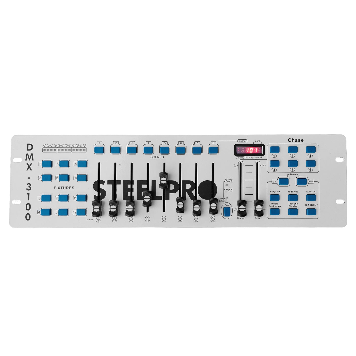 Controlador Dmx Luces/dj 12 Escáneres - 192 Canales Steelpro