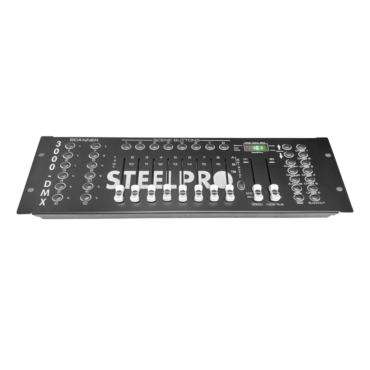 Controlador Dmx512 ,12 Escaners  , 192 Canales -  Steelpro