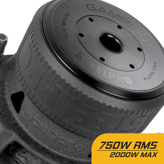 Subwoofer 8 PuLG Competencia 4+4 Ohm 2000W GAMBINO THE RUDE BOY by Steelpro