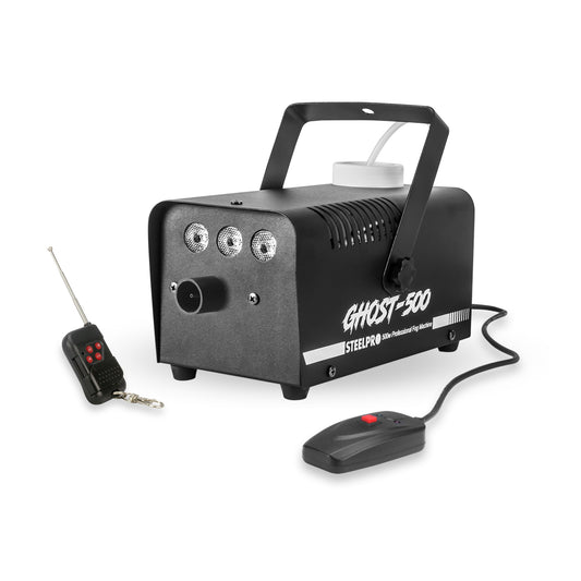 Camara De Humo 500w Alambrica Y Inalambrica C/leds Color Negro