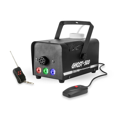 Camara De Humo 500w Alambrica Y Inalambrica C/leds Color Negro