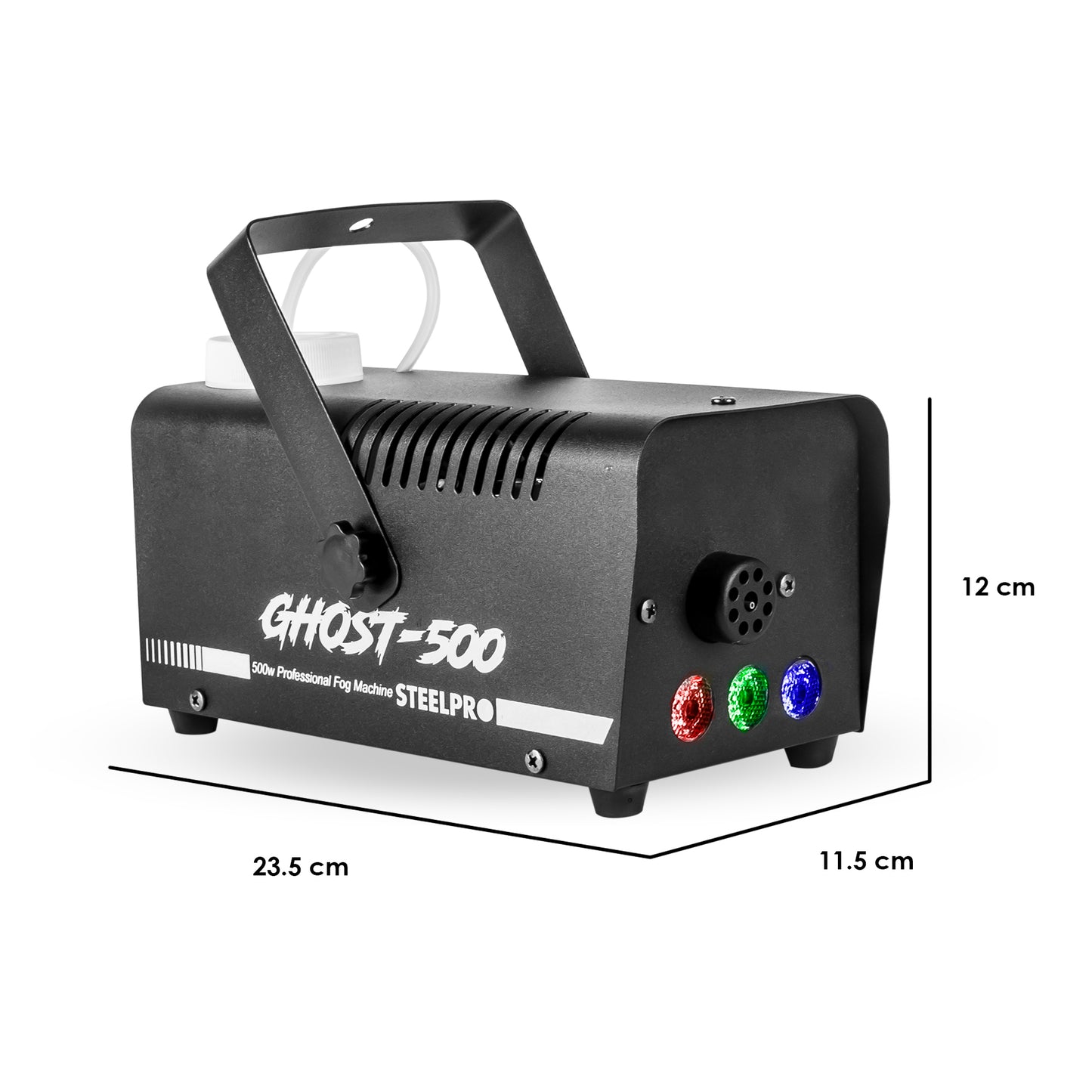 Camara De Humo 500w Alambrica Y Inalambrica C/leds Color Negro