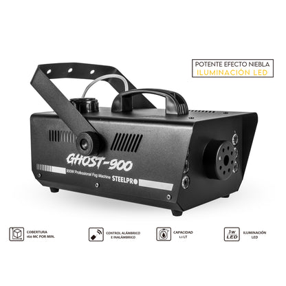 Camara De Humo 900w Steelpro Color Negro