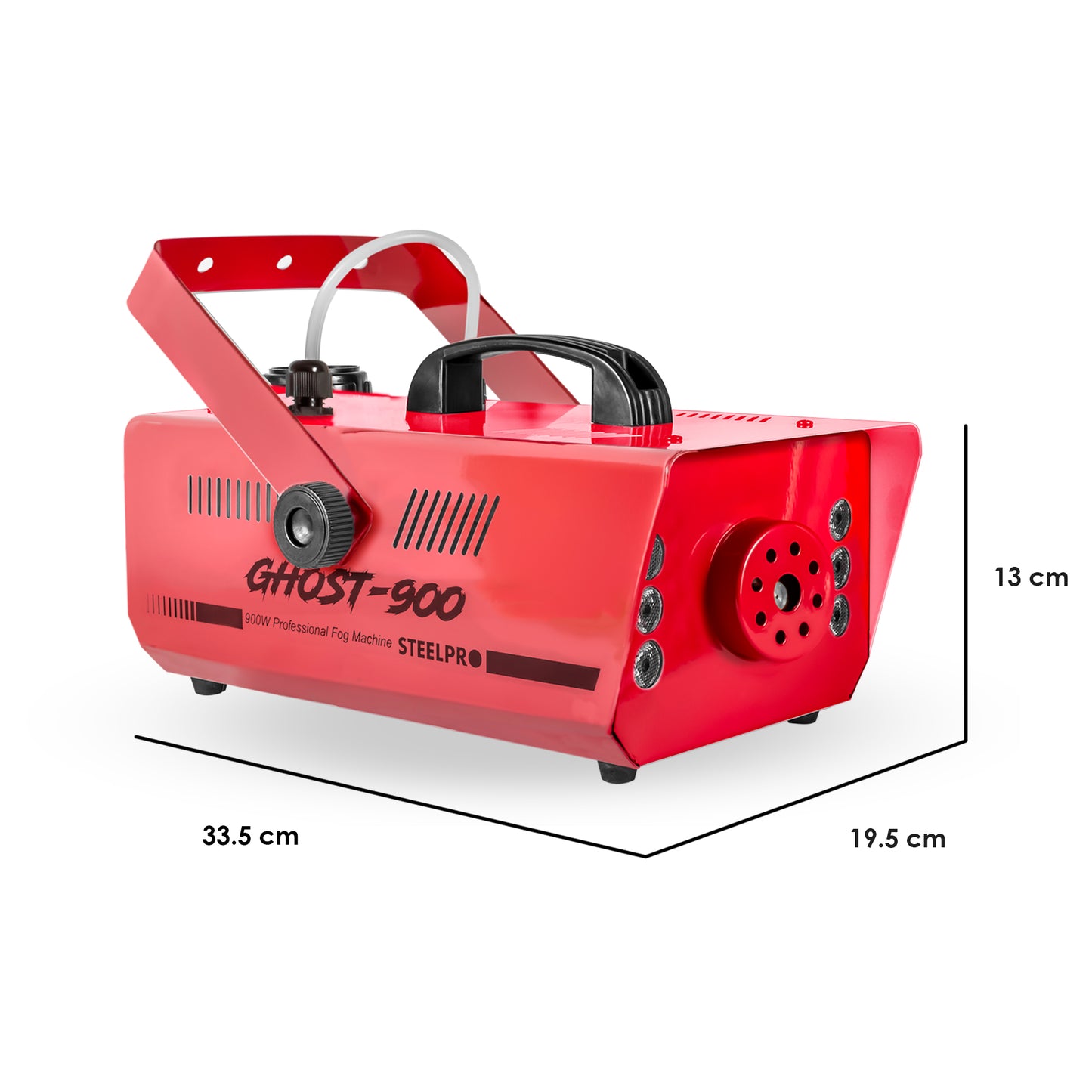 Camara De Humo 900w Steelpro Color Rojo
