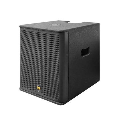 Subwoofer Profesional 3 Vías Tubalcain 18 Steelpro 1600w Color Negro