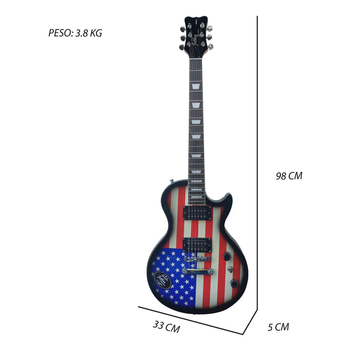 Guitarra Electrica Jethro Series By Steelpro 079-lx