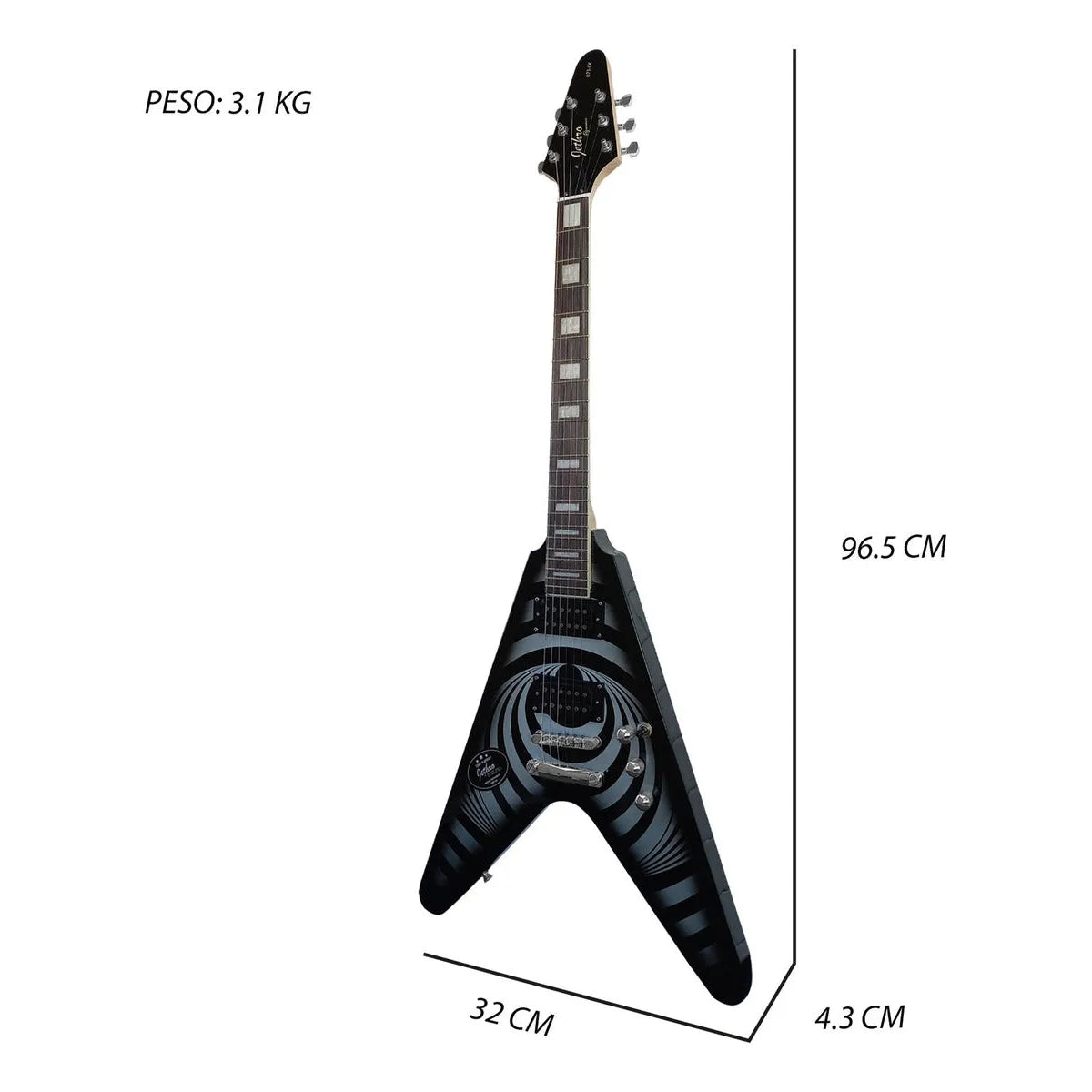 Guitarra Electrica Series Jethro By Steelpro 071-lx