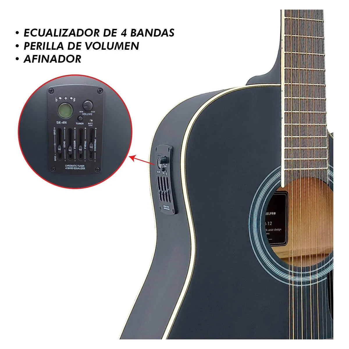Guitarra Electroacústico Docerola Bridge Doctor By Steelpro