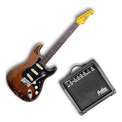 Guitarra Relic Iconica Premium Quality Jethro By Steelpro