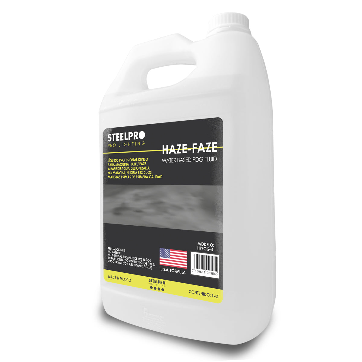 Líquido Para Cámara De Humo Haze Base Agua 1 G Steelpro HPFOG-4
