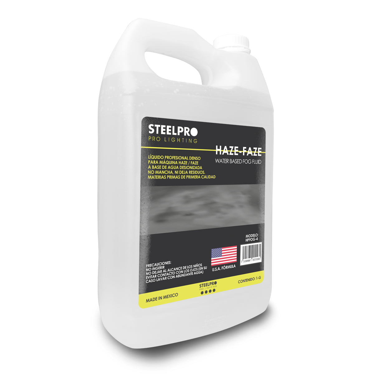 Líquido Para Cámara De Humo Haze Base Agua 1 G Steelpro HPFOG-4