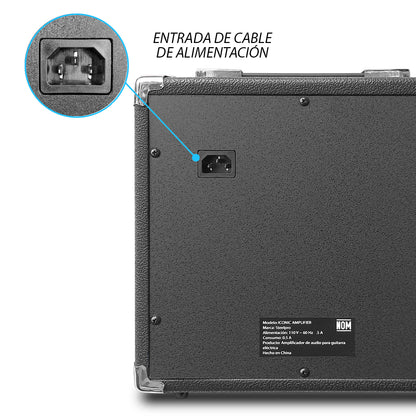 Amplificador Para Guitarra Vintage 20w Jethro Steelpro Negro