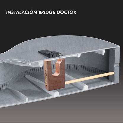 KZ-77-12 Guitarra Electroacústica Docerola Bridge Doctor Kenzo by Steelpro