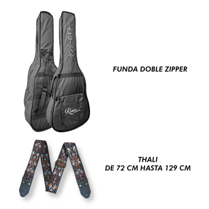 Guitarra Electroacústica 6 Cuerdas  Kz-ns-6 By Steelpro