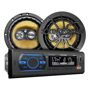 Kit Autoestereo Steelpro Bluetooth + Bocinas 6.5 Soundstream