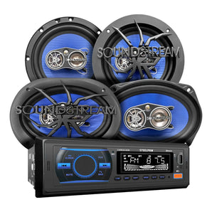 Kit Autoestereo Steelpro Bluetooth + Bocinas 6.5 Soundstream