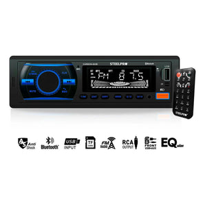 Kit Autoestereo Steelpro Bluetooth + Bocinas 6.5 Soundstream