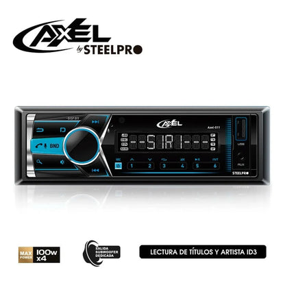 Kit Autoestéreo Steelpro Desmontable+bocinas 6.5 Soundstream