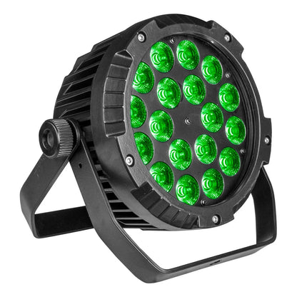 Kit De 4 Cañones Led Par 18x18w Rgbw+a Contra Agua Steelpro