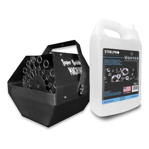 Kit Maquina De Burbuja Eventos + Galon De Burbujas  Steelpro