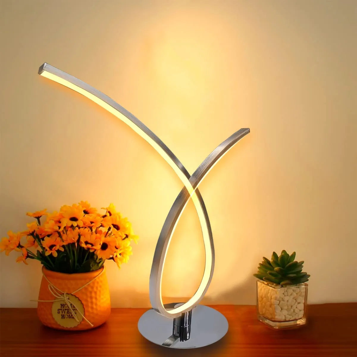Lampara Moderna Innovadora Mesa Led 130w Equivalente