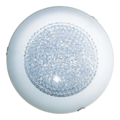 Lampara Techo Led 22w Foco Ahorrador Luz Blanca Cristal Color Blanco