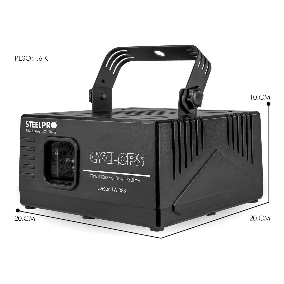 Laser Dj Luces Rgb 1w Profesional - Steelpro