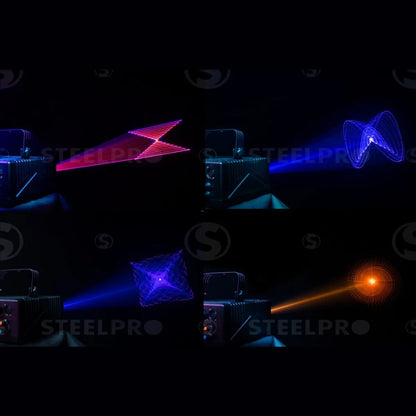 Laser Dj Luces Rgb 1w Profesional - Steelpro