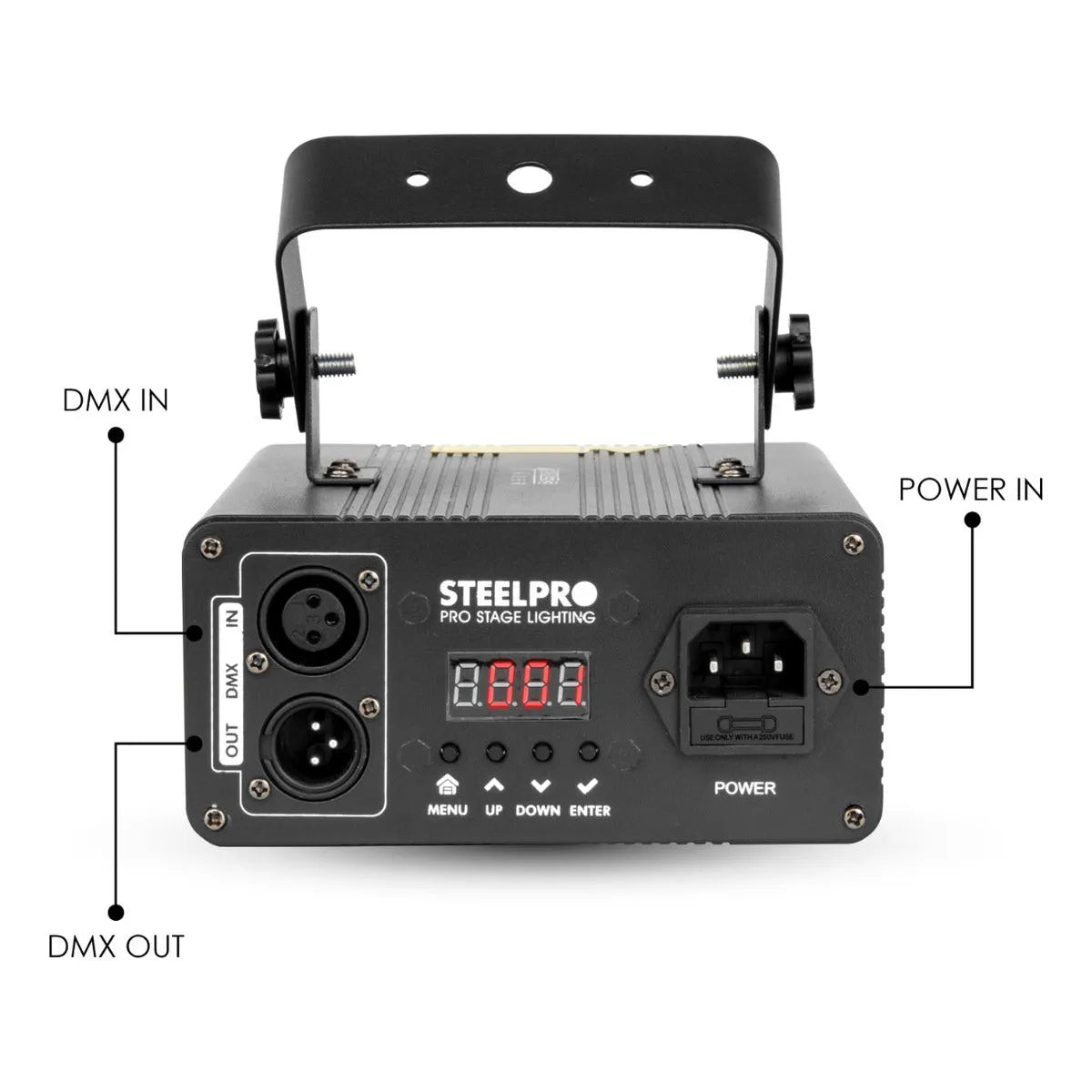 Laser Profesional Rgb Full Color Dj Dmx Thunder-3 Steelpro