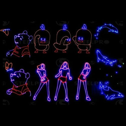 Laser Rgb, 12 Canales Dmx512, Iluminacio Steelpro - Shape-3