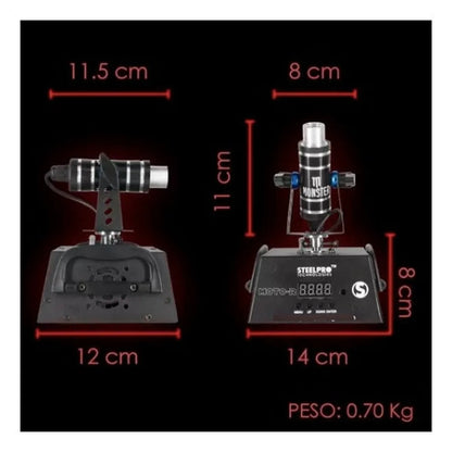 Laser Rojo 120mw Steelpro Moto R Motorizado Laser