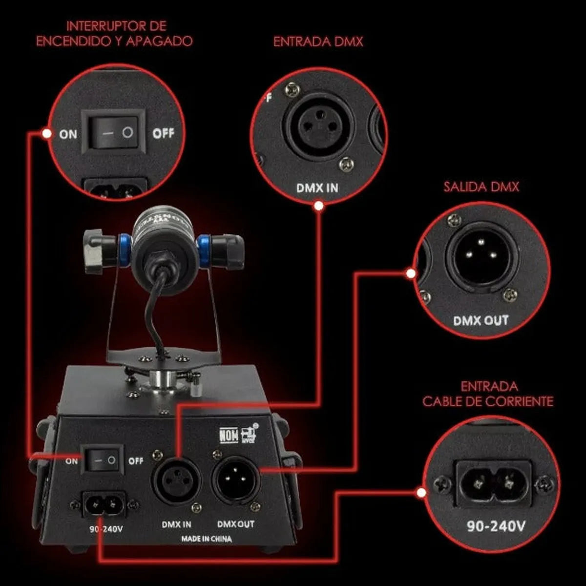 Laser Rojo 120mw Steelpro Moto R Motorizado Laser