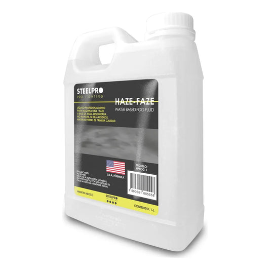 Liquido De Humo Haze Base Agua Niebla Densa Steelpro 1 L